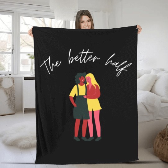 lesbian lgbtq pride valentine day 202 valentines Fleece Blankets