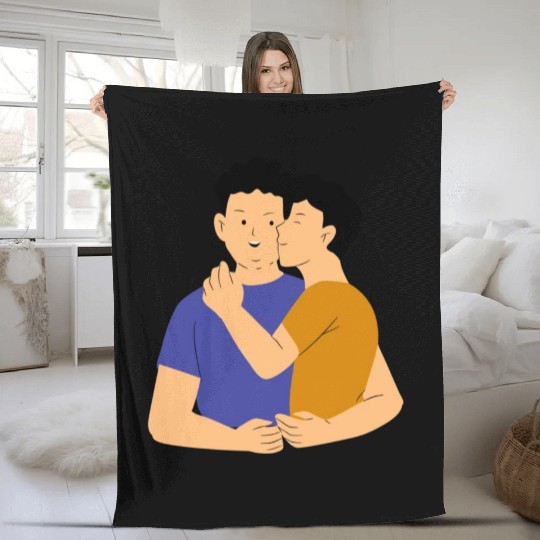 lesbian lgbtq pride valentine day 202 valentines Fleece Blankets