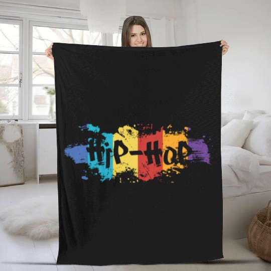 Hip Hop Music Direction Rap Music Freestyle Fleece Blankets