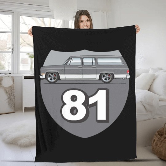 81 Charcoal Fleece Blankets