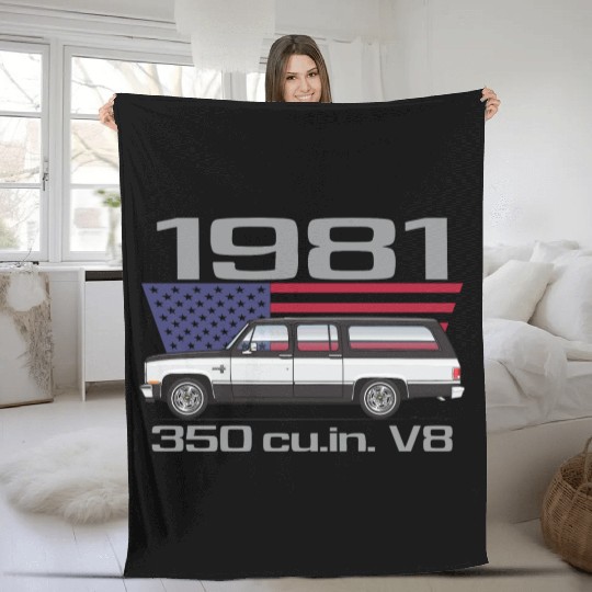1981 Midnight Black Fleece Blankets