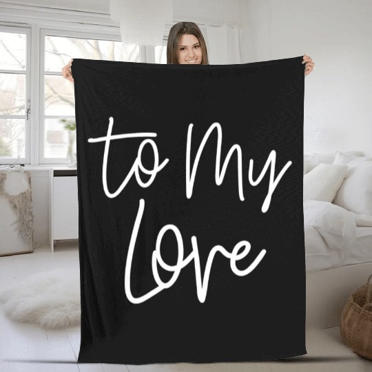 I love you Fleece Blankets