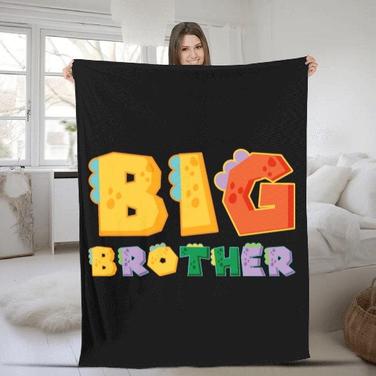 Big Brother Boys Dino Lover Fleece Blankets