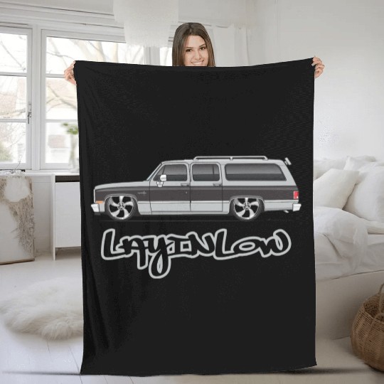 layinlow Light Silver Fleece Blankets