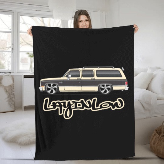layinlow Santa Fe Tan Fleece Blankets