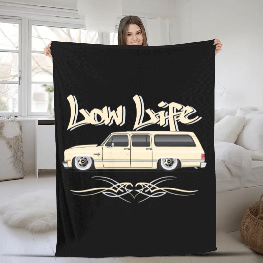 low life Santa Fe Tan Fleece Blankets