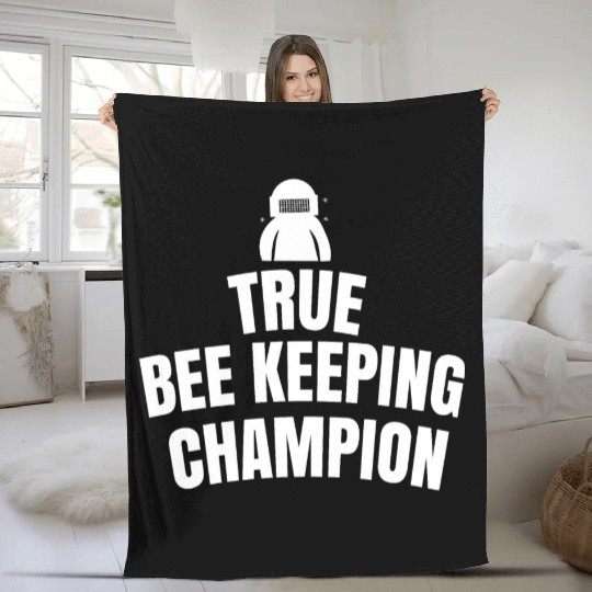 True bee keeping champion Fleece Blankets