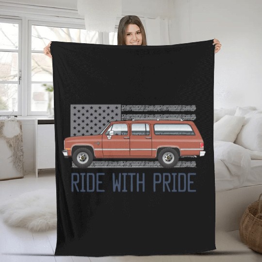ride Bronze Fleece Blankets