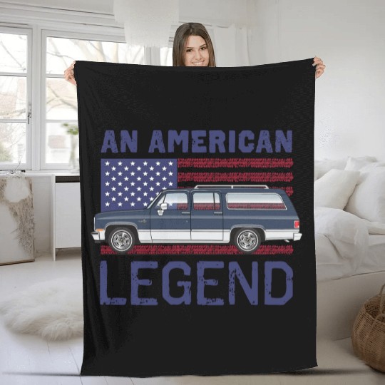 legend Midnight Blue Fleece Blankets