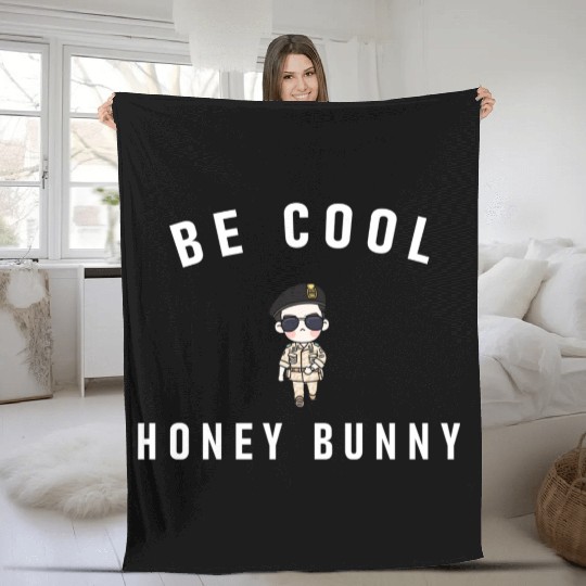 Be Cool Honey Bunny Fleece Blankets