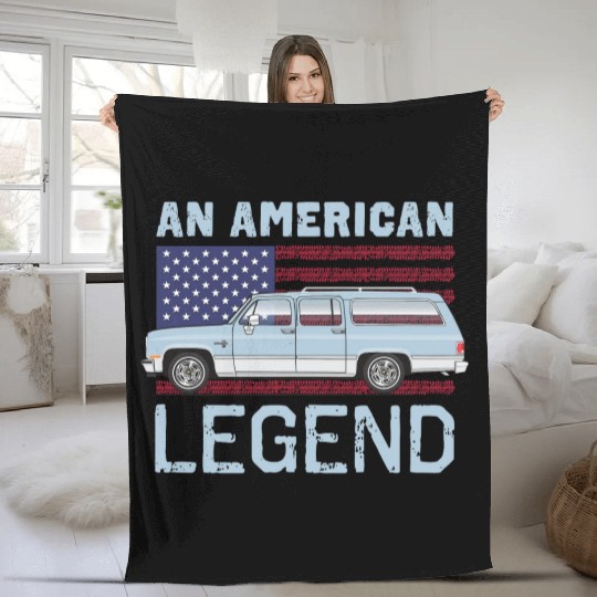 legend Light Blue Fleece Blankets