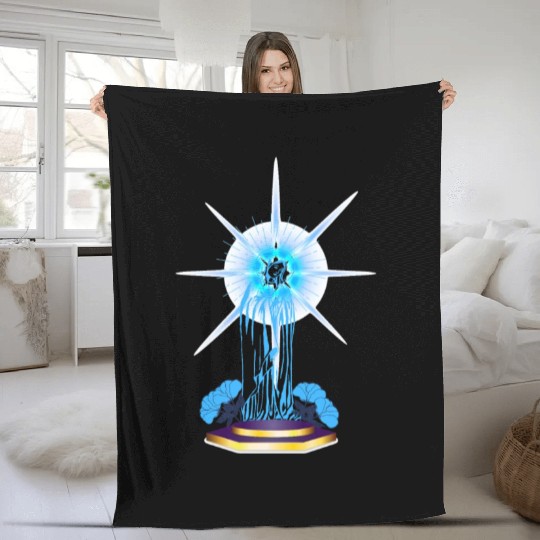 Virgin Mary, Mother of God Fleece Blankets