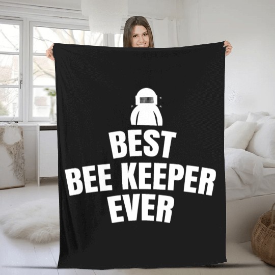 The best bee keeper ever Fleece Blankets