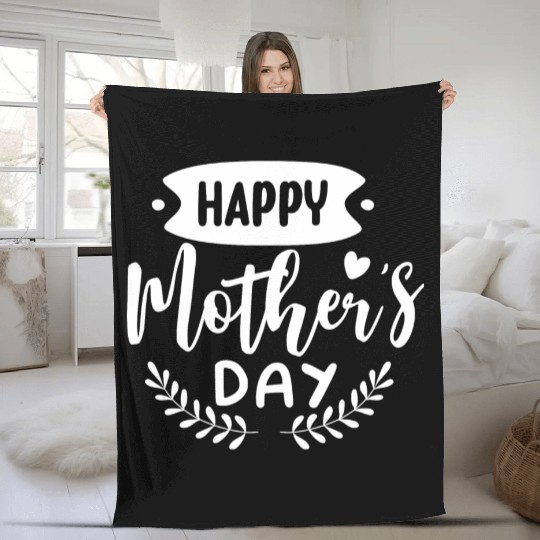 Happy Mother's Day Fleece Blankets