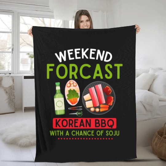 Korean BBQ, Korean Fleece Blankets