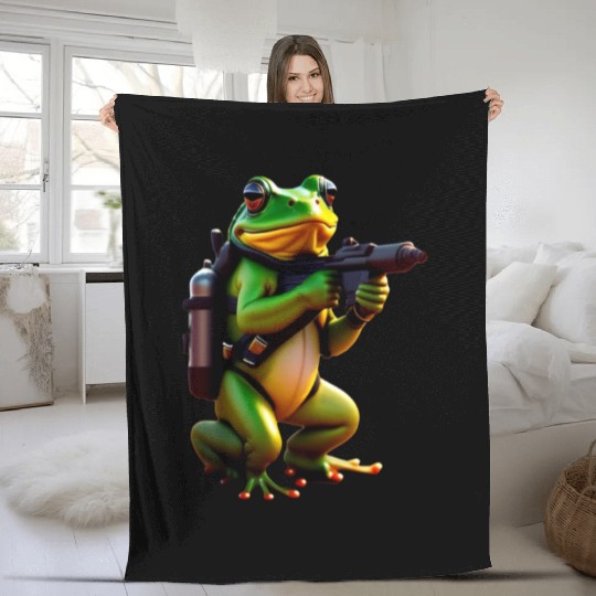 frog Fleece Blankets