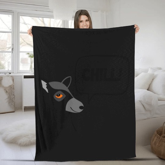 Chill Fleece Blankets - ring-tailed lemur - monkey