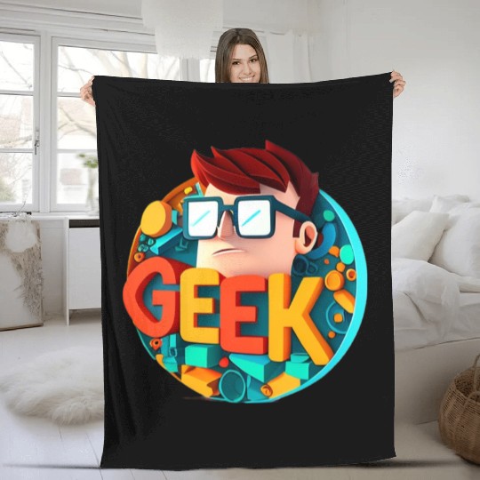 "Geek" Fleece Blankets