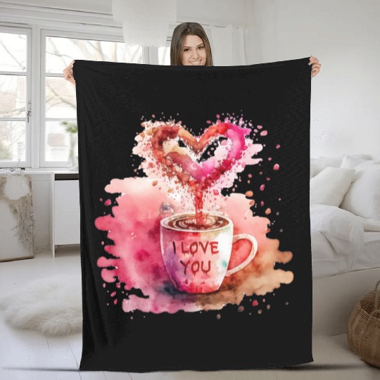 I love you Fleece Blankets