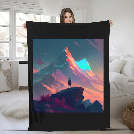 Bluewing Spectral Color Mountain Fleece Blankets