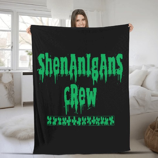 Shenanigans Crew Fleece Blankets