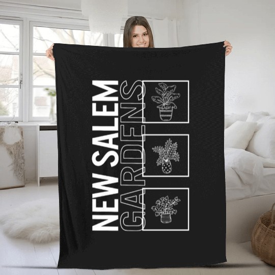 New Salem Gardens, Garden Plant Gardening Lover Fleece Blankets