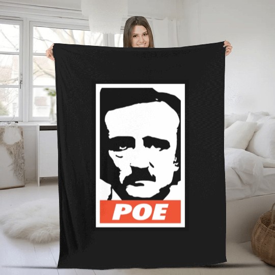 Edgar Allan Poe Fleece Blankets