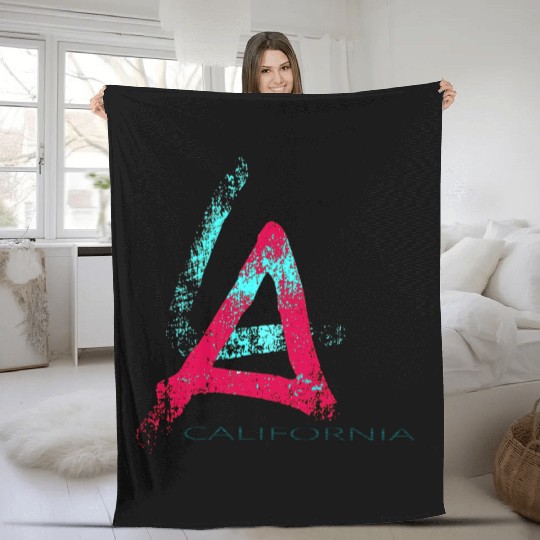 Los-Angeles. Fleece Blankets