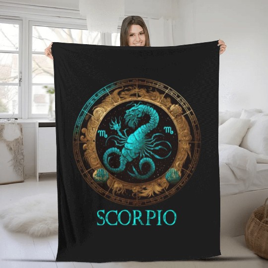 Embrace Your Scorpio Identity: Scorpio Pride Zodia Fleece Blankets