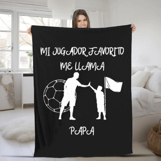 Mi jugador favorito me llama Papa Fleece Blankets