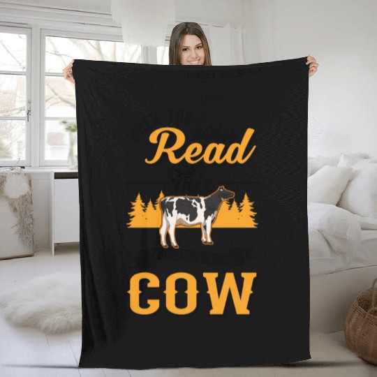 Cow Gift Farmer Cattle Breeder Cows Fleece Blankets
