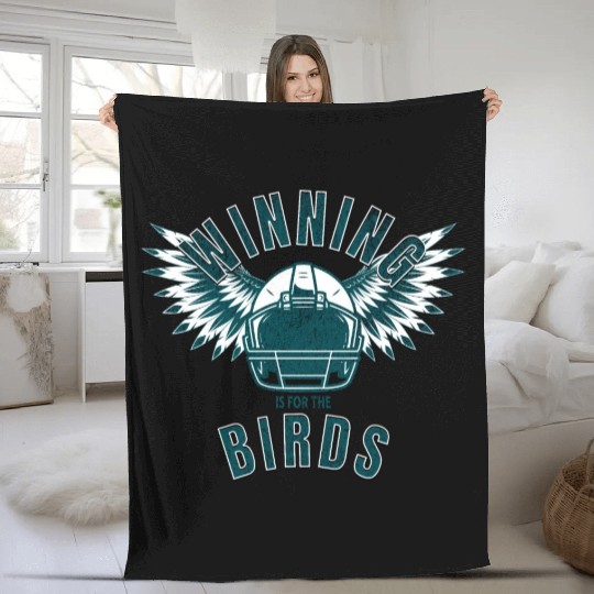 Vintage Philadelphia FLY EAGLES FLY Fleece Blankets