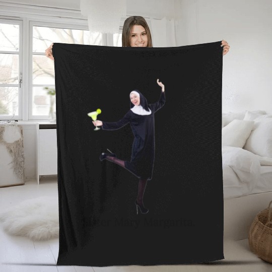 sister mary margarita Fleece Blankets