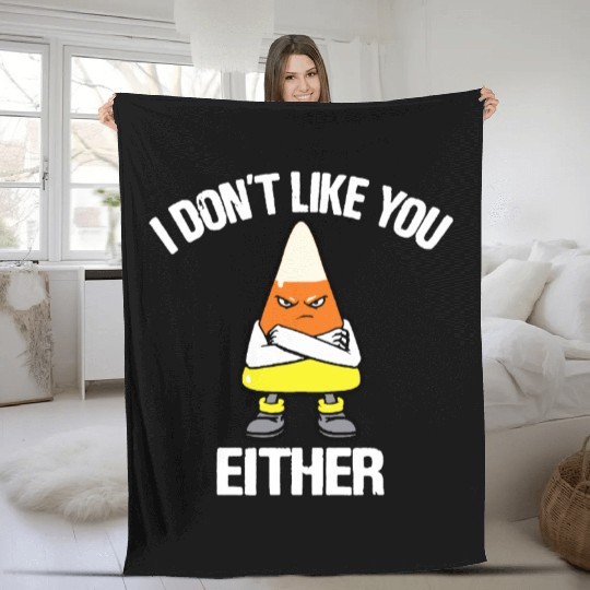 candy corn Funny Fleece Blankets