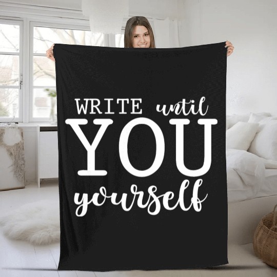 Write Until You Surprise Yourself 2 Fleece Blankets