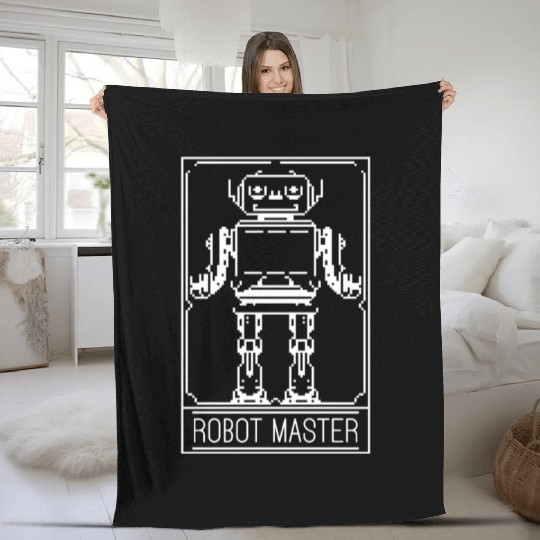 Robotics Robots Robot Master Fleece Blankets