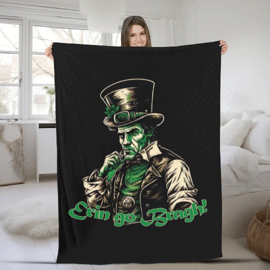 St Patrick´s day, Erin go Bragh! Fleece Blankets