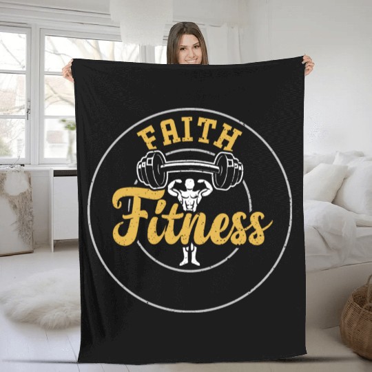 Faith Fitness - Gym Fleece Blankets