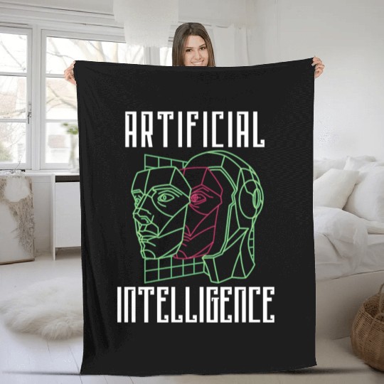 Deep Learning AI Artificial Intelligence Robotics Fleece Blankets