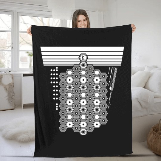 Cyber modern Fleece Blankets