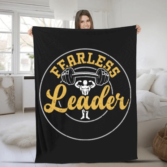 Fearless Leader - Gym Fleece Blankets