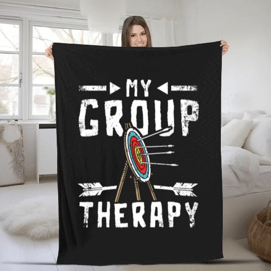 My group therapy Archery Fleece Blankets