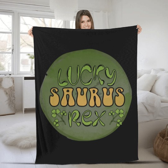 Lucky Patricks Day Sublimation Fleece Blankets