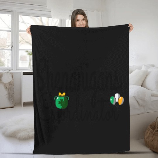 Shenanigans Coordinator Fleece Blankets