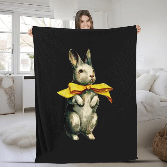 Vintage Easter Fleece Blankets