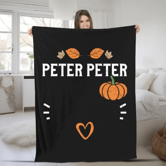 Peter Peter - Pumpkin Fleece Blankets