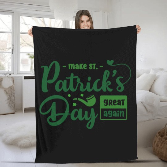 St Patricks Day | Saint Patricks Day Fleece Blankets