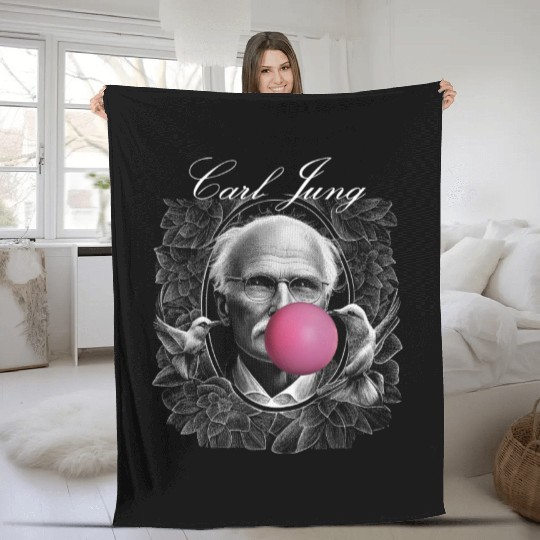 Carl Jung most influential psychiatrist homage Fleece Blankets