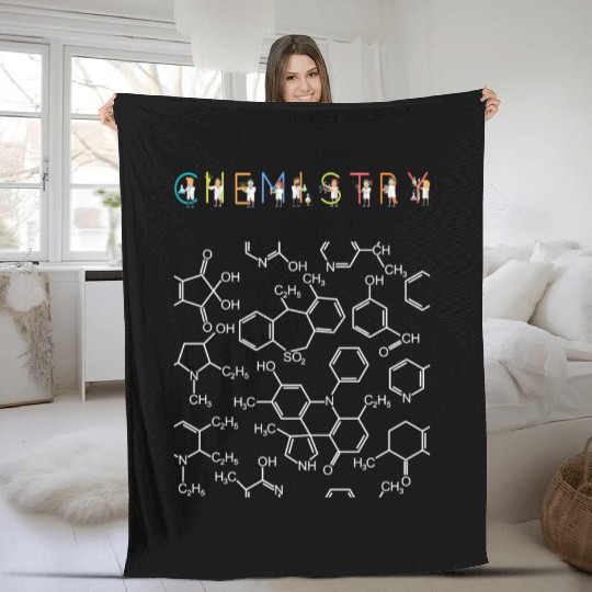 Chemistry Fleece Blankets