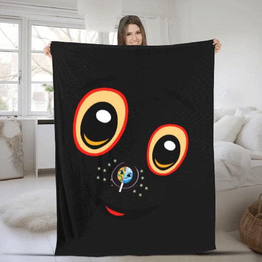 Puppy Astro Pop Fleece Blankets